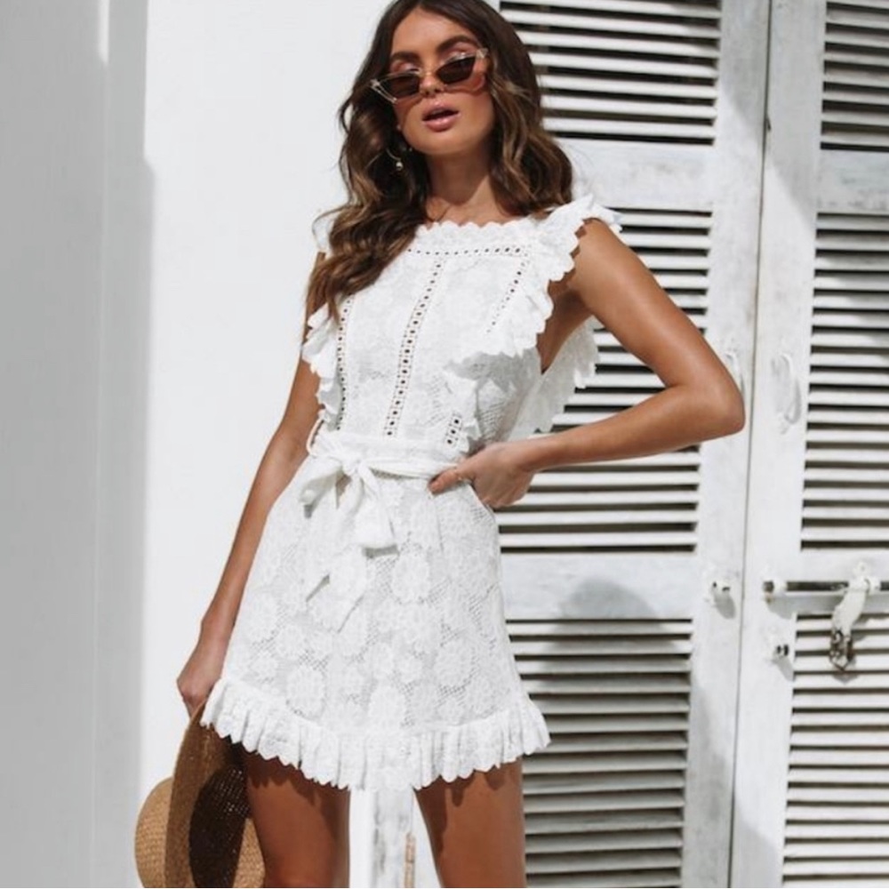 hello molly angel smiles white dress